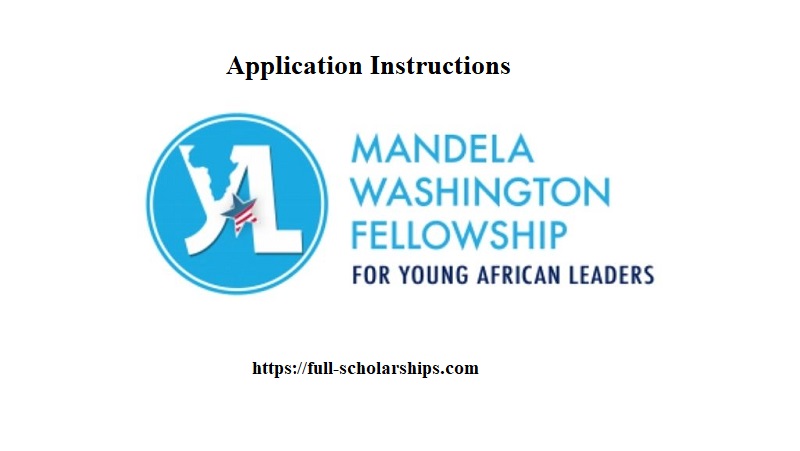 Application Instructions Mandela Washington Fellowship