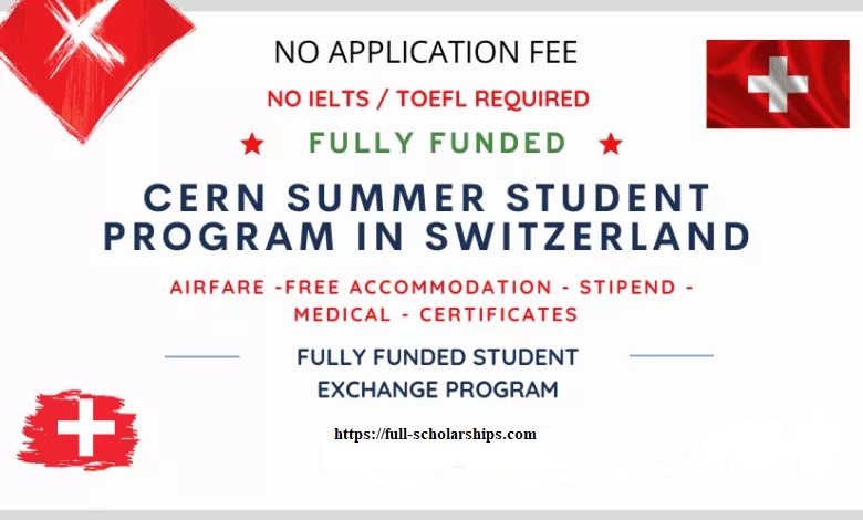 CERN Summer Internship in Switzerland