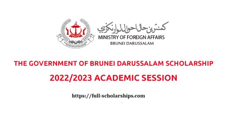 BRUNEI DARUSSALAM SCHOLARSHIP (Fully Funded)